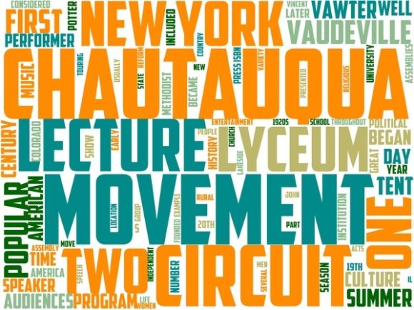 Chautauqua Wordart Print: A Versatile Design for Every Creative Need