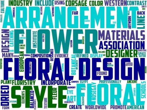 Flower Arranging Wordart Wallpaper: A Versatile Design Element for Creativity and Decor