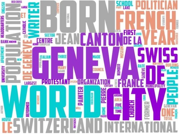 Genoa Wordart Background