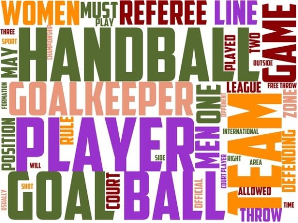 Handball Wordart Print: A Versatile Design for Creative Expression