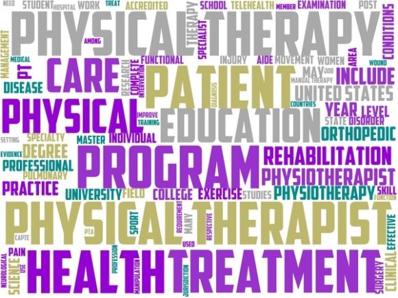 Health Therapist Wordart Background