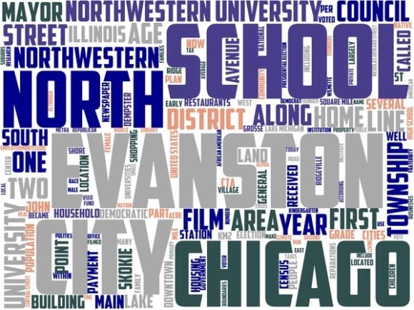 The Evanston Wordart Tshirt: A Creative Canvas for Expression and Design